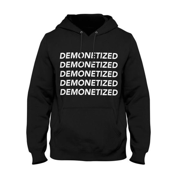 Demonetized Jason Nash Hoodie Merch David Dobrik - Picture 1 of 4
